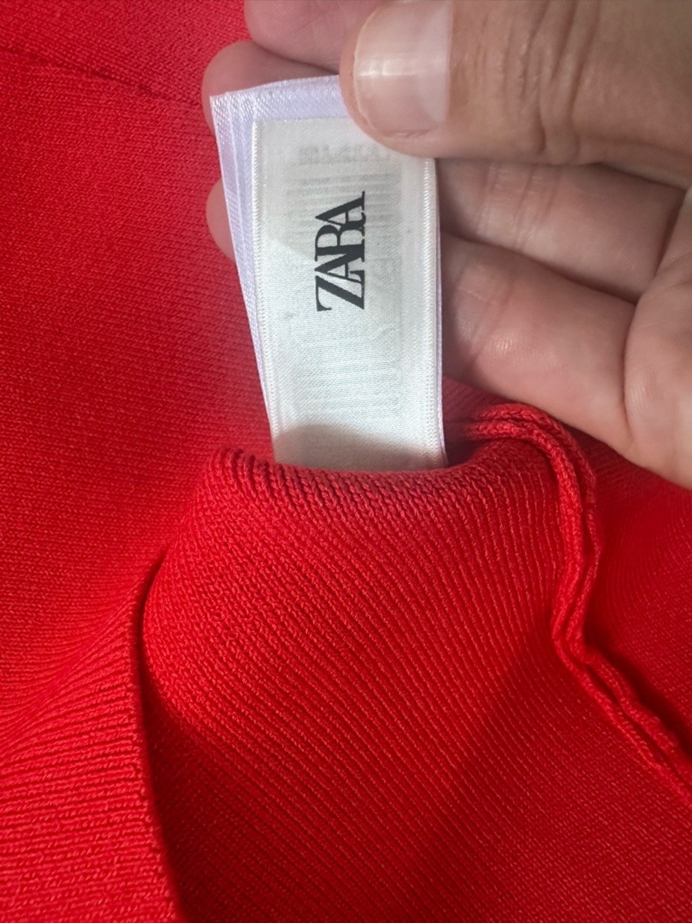 🌻 Zara Red Ribbed Crop Tank 🌻 - Picture 5 of 5